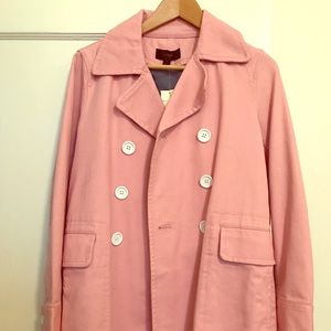 NWT J.Crew Heavyweight Cotton Twill Peacoat